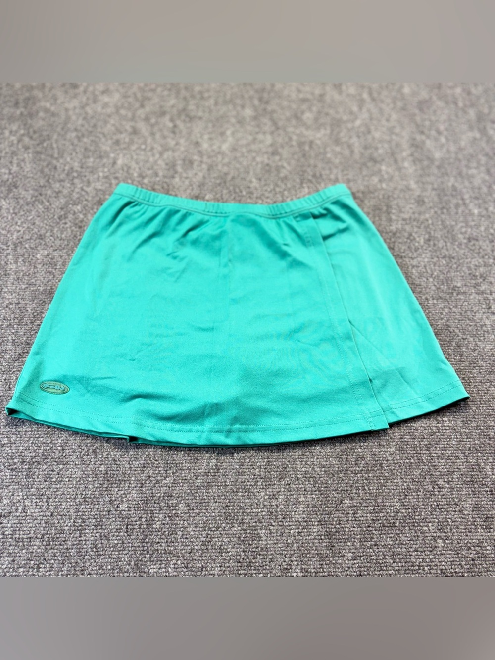 Bolle High Performance Womens Tennis Skort Green Athletic Golf Skirt Sz Small